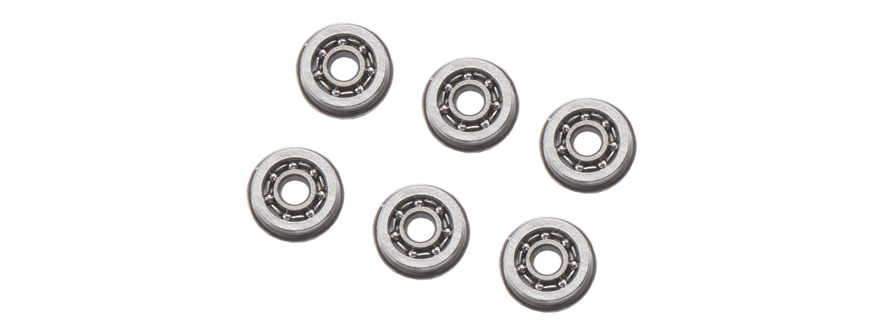 Lancer Tactical 9mm Steel Ball Bearing Gearbox Bearings (Pack of 6) - Click Image to Close