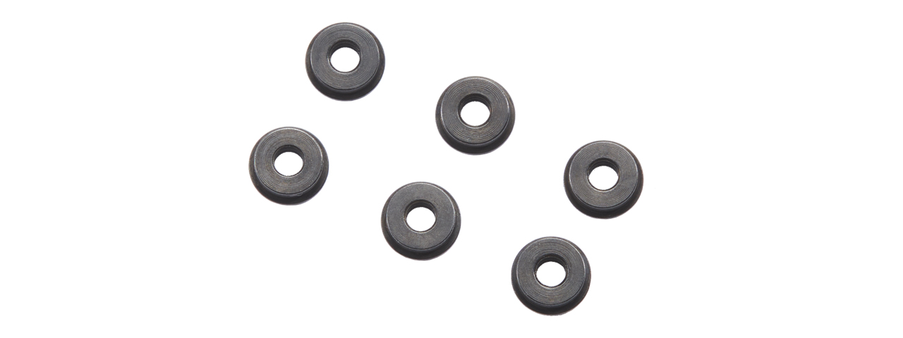 Lancer Tactical 7mm Black Steel Gearbox Bushings (Pack of 6) - Click Image to Close