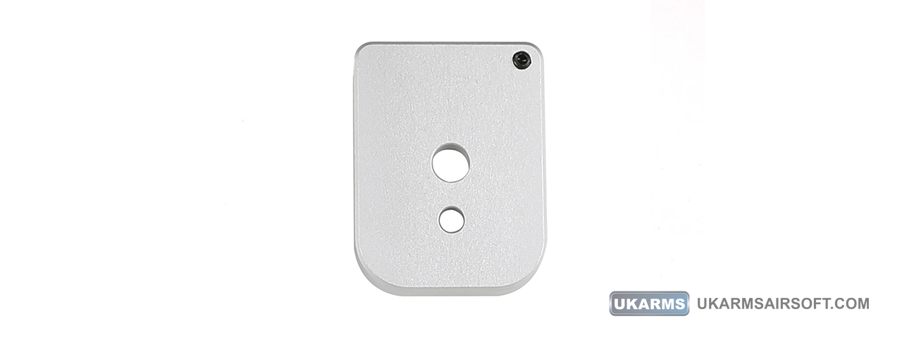 5KU Type 6 Magazine Base Cover for Hi-Capa Magazines (Color: Silver) - Click Image to Close