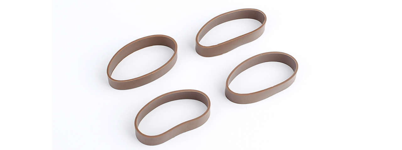 ACW Accessory Rubber Rings (4pcs) - Desert Tan - Click Image to Close