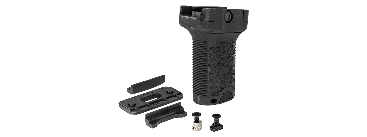 Atlas Custom Works BCM Vertical Grip for Picatinny, Keymod, & M-LOK (Black) - Click Image to Close