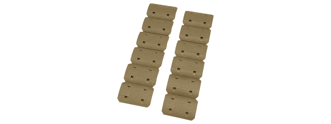 Atlas Custom Works Type 1 M-LOK Rail Cover Set (Tan) - Click Image to Close