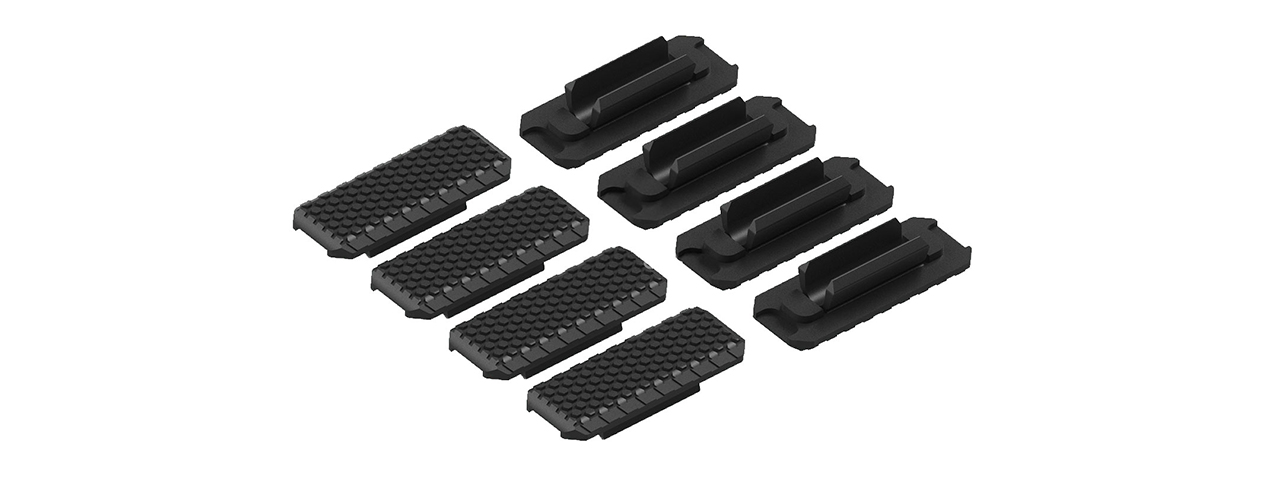 Atlas Custom Works Type 2 M-LOK Rail Cover Set (Black) - Click Image to Close