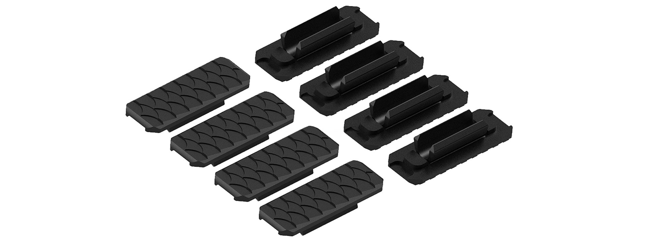 Atlas Custom Works Type 4 M-LOK Rail Cover Set (Black) - Click Image to Close