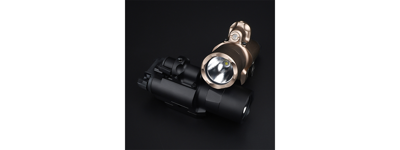 ACW X400 Ultra 450 Lumen Pistol Light and Laser - Black - Click Image to Close