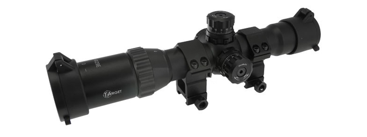 Atlas Custom Works 1-4x28E Illuminated Scope - Click Image to Close