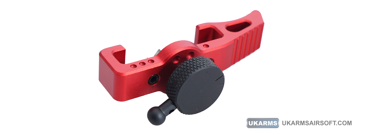 Atlas Custom Works Type 1 Selector Switch Charging Handle for Action Army AAP-01 Gas Blowback Pistols (Color: Red) - Click Image to Close
