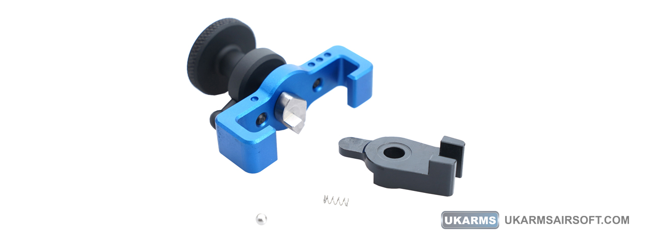 Atlas Custom Works Type 2 Selector Switch Charging Handle for Action Army AAP-01 Gas Blowback Pistols (Color: Blue) - Click Image to Close