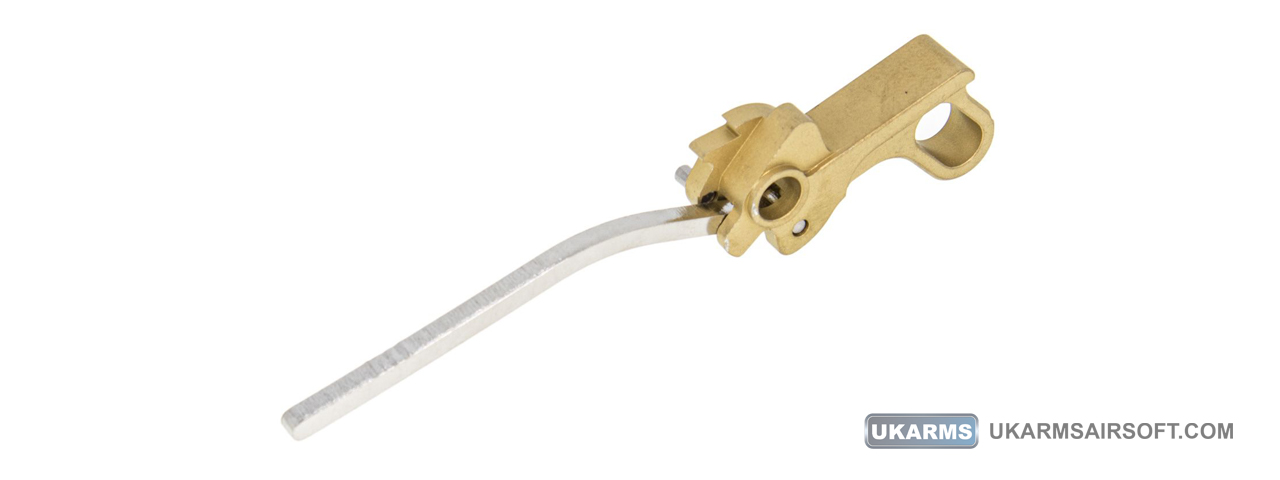 Atlas Custom Works Skeletonized Hammer and Strut Set for Hi-Capa Series Gas Blowback Airsoft Pistols (Color: Gold) - Click Image to Close
