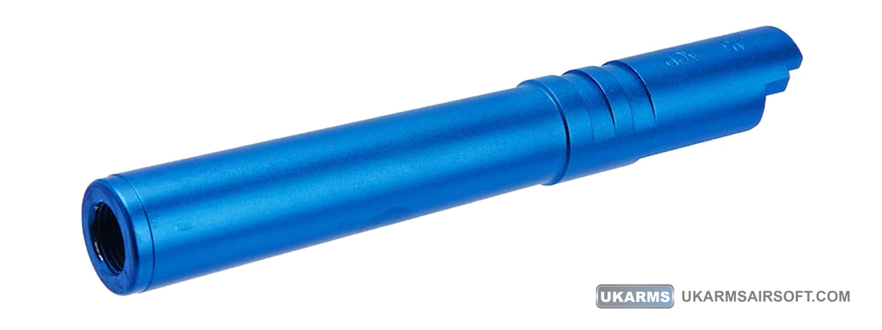 Atlas Custom Works Aluminum Outer Barrel for TM Hi-Capa 5.1 Airsoft GBB Pistols (Color: Blue) - Click Image to Close