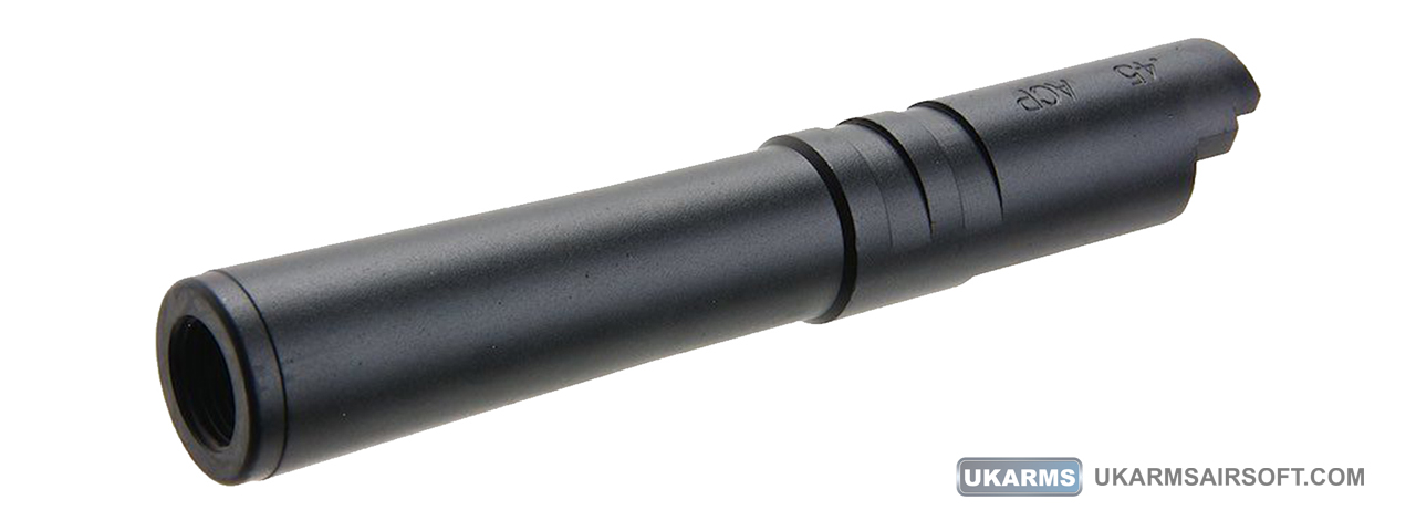 Atlas Custom Works Aluminum Outer Barrel for TM Hi-Capa 4.3 Airsoft GBB Pistols (Color: Black) - Click Image to Close