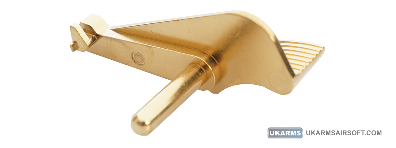 Atlas Custom Works Slide Stop with Thumb Rest for Hi-Capa GBB Airsoft Pistols (Color: Gold) - Click Image to Close