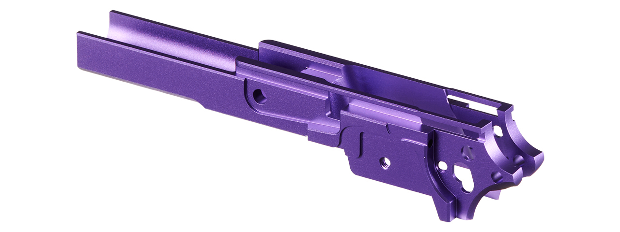 Atlas Custom Works Tokyo Marui Hi Capa GBB 3.9 Type 2 SV Aluminum Frame - (Purple) - Click Image to Close