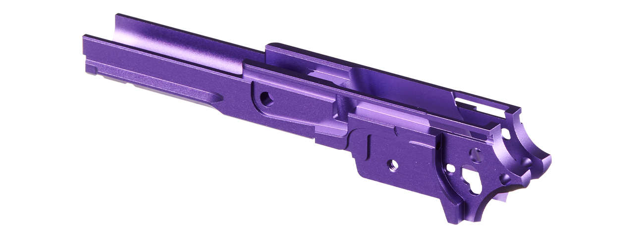 Atlas Custom Works Tokyo Marui Hi Capa GBB 3.9 Type 4 2011 Aluminum Frame - (Purple) - Click Image to Close