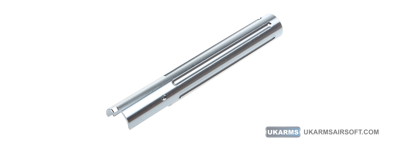 Atlas Custom Works Non-Recoiling Straight Outer Barrel for TM Hi-Capa 5.1 Airsoft Pistols (Color: Silver) - Click Image to Close