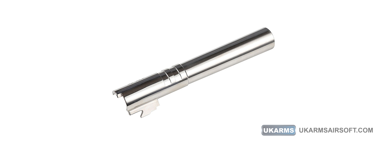Atlas Custom Works Aluminum Outer Barrel for TM Hi-Capa 5.1 with 11mm Threads (Color: Silver) - Click Image to Close