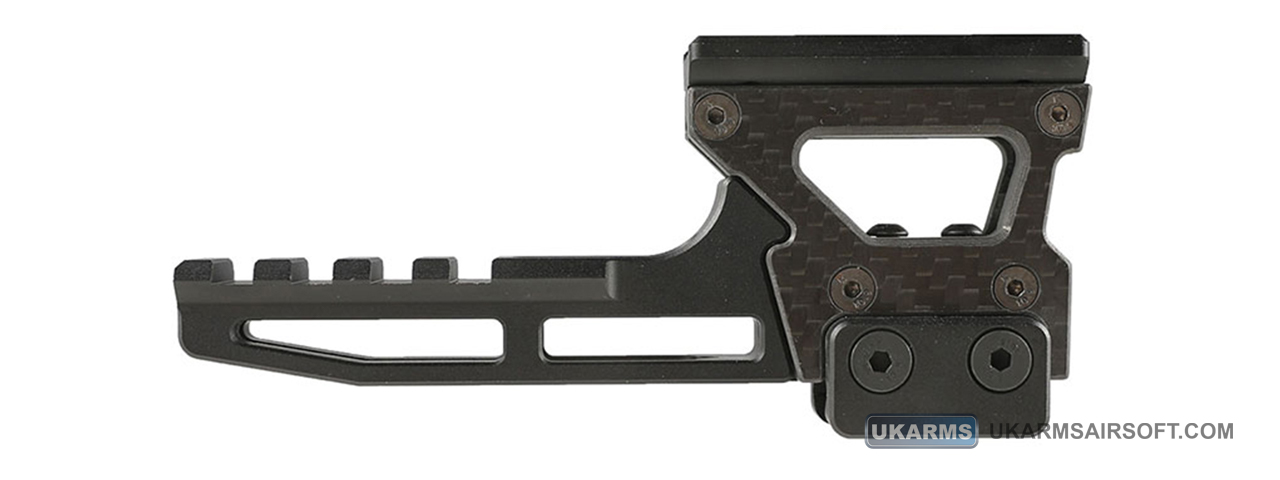 Atlas Custom Works Modular Optics Mount (Color: Black) - Click Image to Close