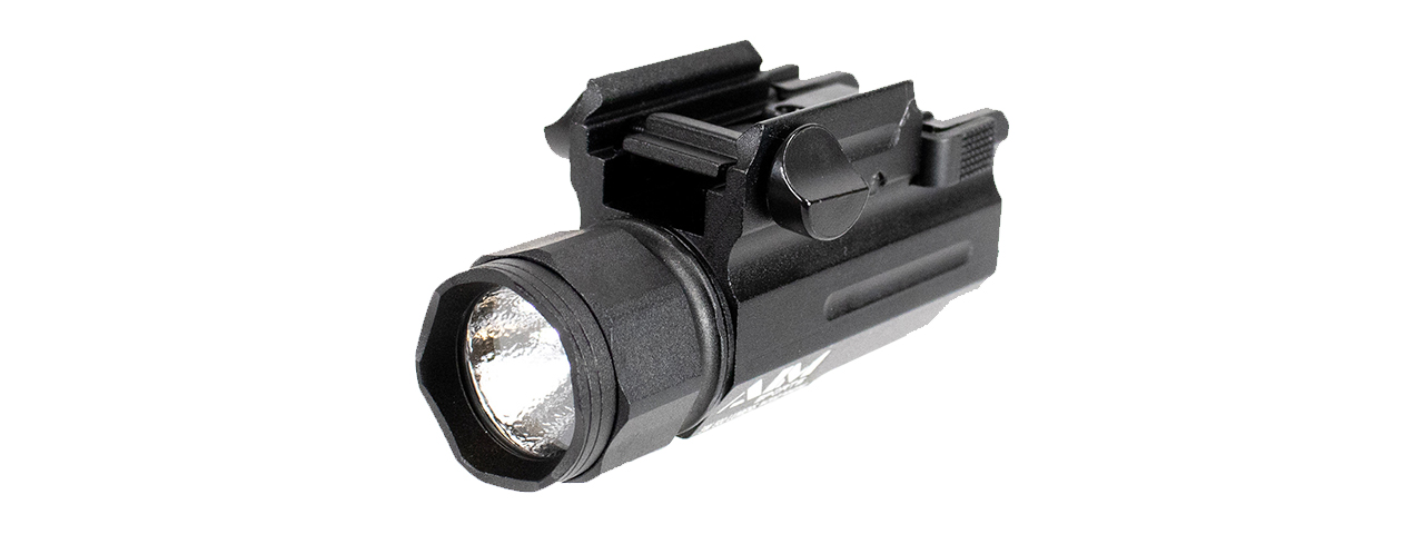 AIM Sports Compact 3W 500 Lumen Weapon Light w/ QRM Color Lense Filter - Click Image to Close