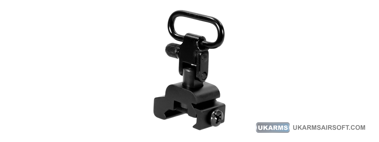 AIM Sports Universal Picatinny Base QD Sling Hook (Color: Black) - Click Image to Close