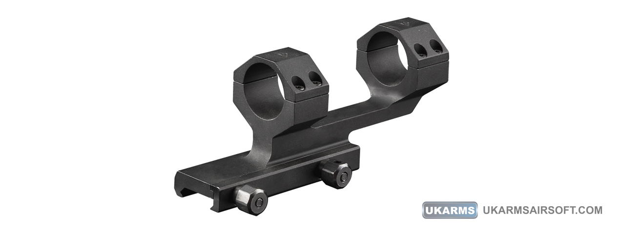 AIM Sports 1" Cantilever Scope Mount (Color: Black) - Click Image to Close