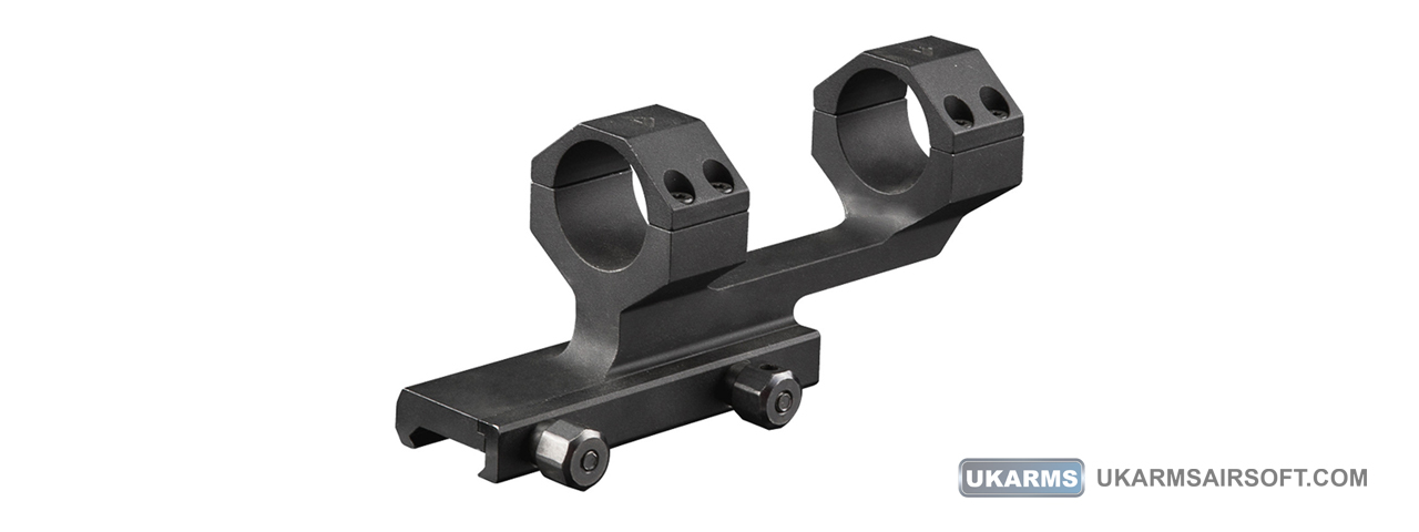 AIM Sports 30mm Cantilever Scope Mount (Color: Black) - Click Image to Close