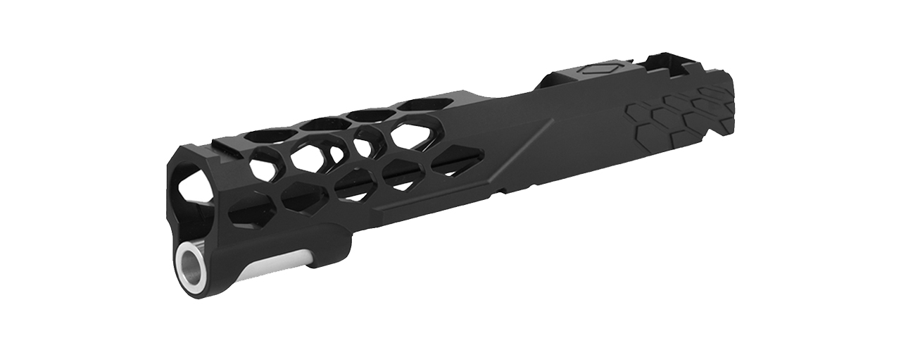 Airsoft Masterpiece Edge "SHIELD" Aluminum Slide for 5.1 Hi Capa (Black) - Click Image to Close