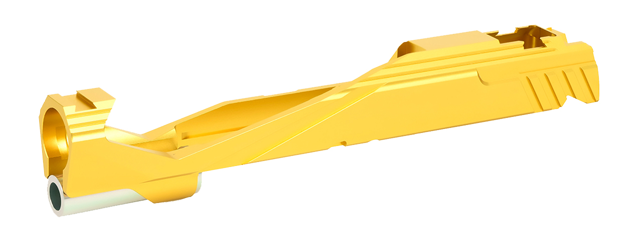 Airsoft Masterpiece Edge Custom "Giga" Standard Slide - Gold - Click Image to Close