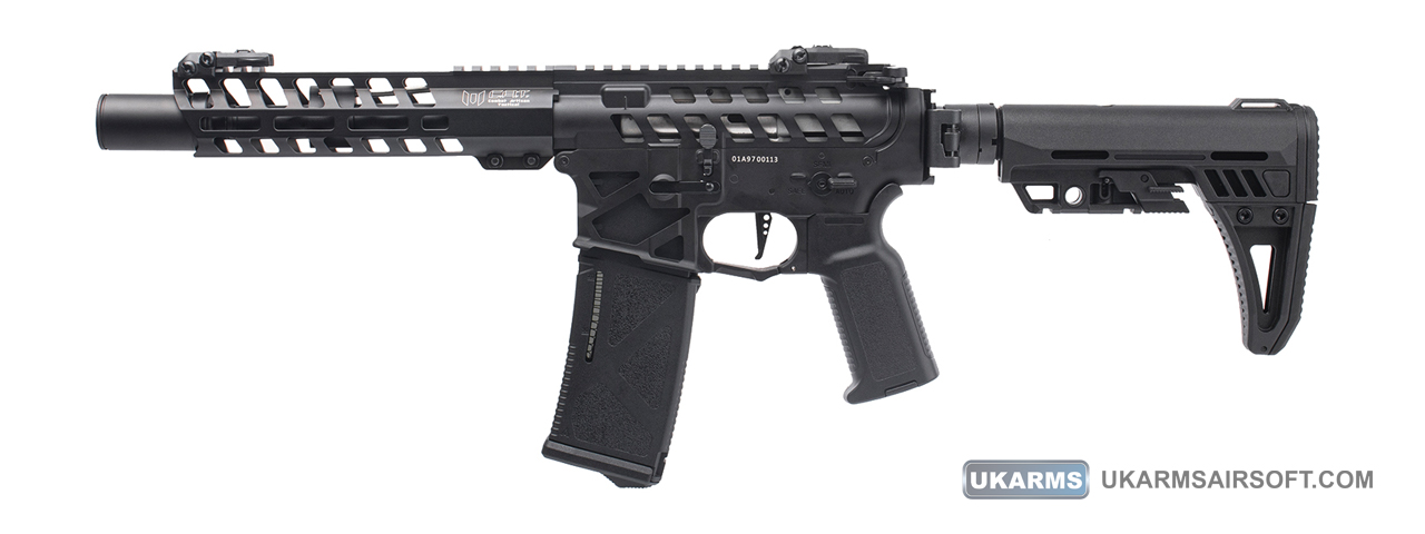 Arcturus x C.A.T. AR-15 Legend 8.5" Airsoft AEG Rifle (Color: Black) - Click Image to Close