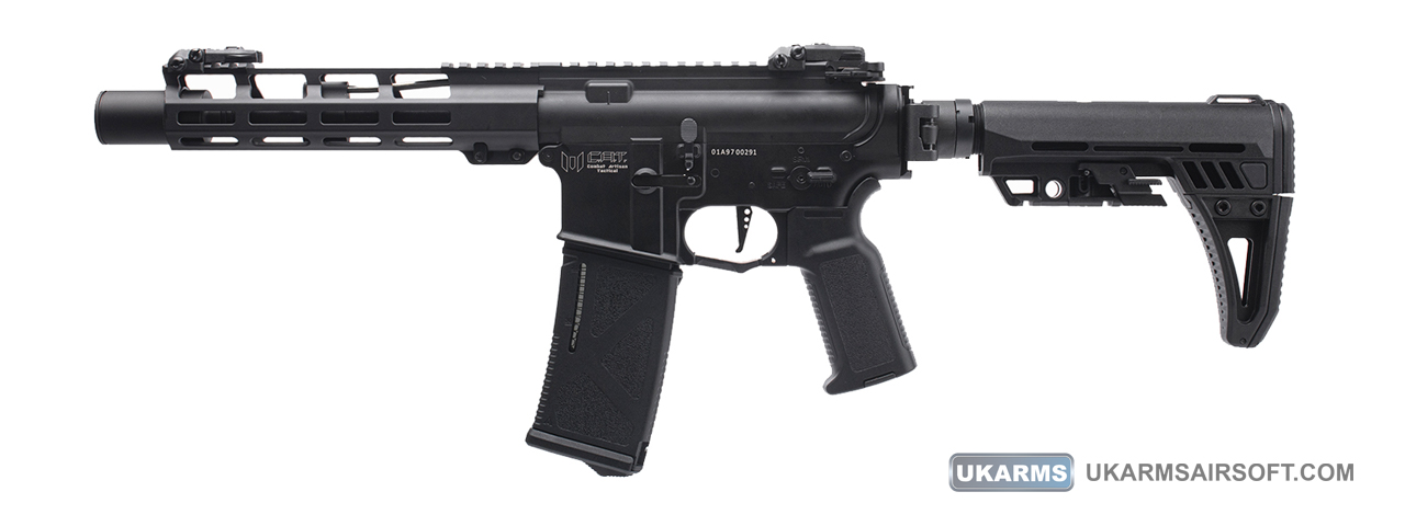 Arcturus x C.A.T. AR-15 Explorer 8.5" Airsoft AEG Rifle (Color: Black) - Click Image to Close