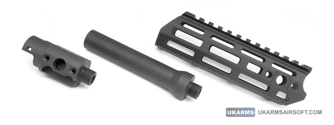 Action Army AAP-01 M-LOK SMG Handguard Kit (Color: Black) - Click Image to Close