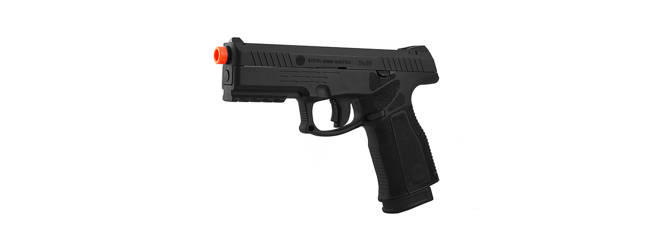 ASG Steyr L9-A2 MF Airsoft Gas Blowback Airsoft Pistol (Color: Black) - Click Image to Close