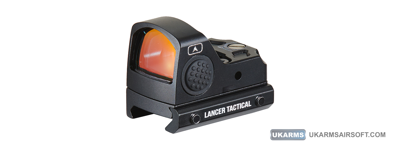 Lancer Tactical Mini Red Dot Sight - Black - Click Image to Close