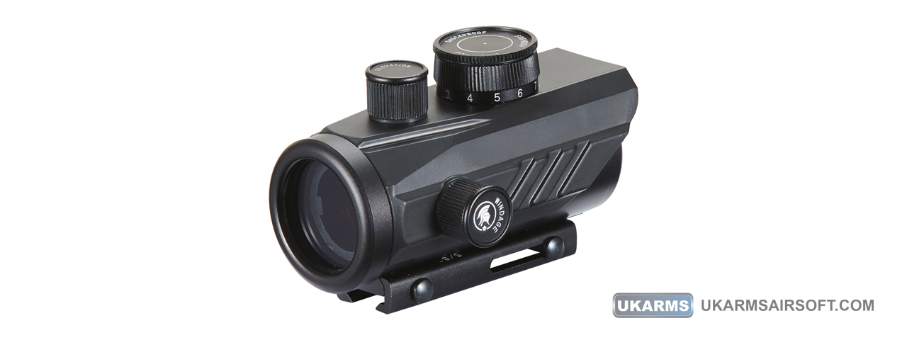 Lancer Tactical Reflex Red Dot Scope (Color: Black) - Click Image to Close