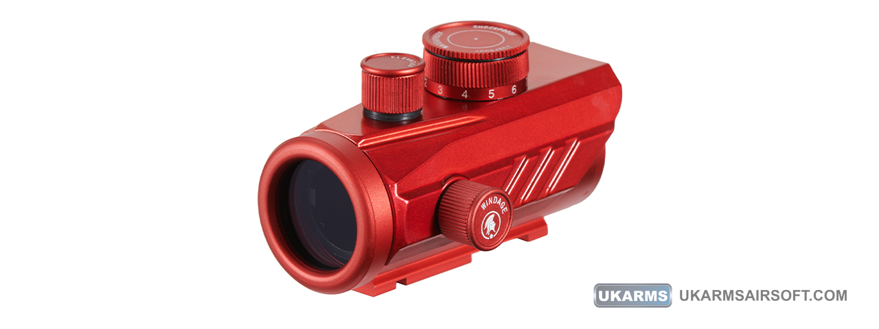 Lancer Tactical Reflex Red Dot Scope (Color: Red) - Click Image to Close