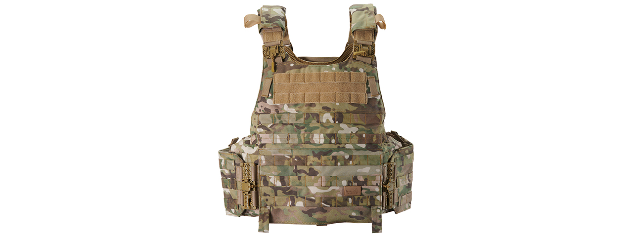Lancer Tactical Quick Release Large Plate Carrier (CAMO) - Click Image to Close