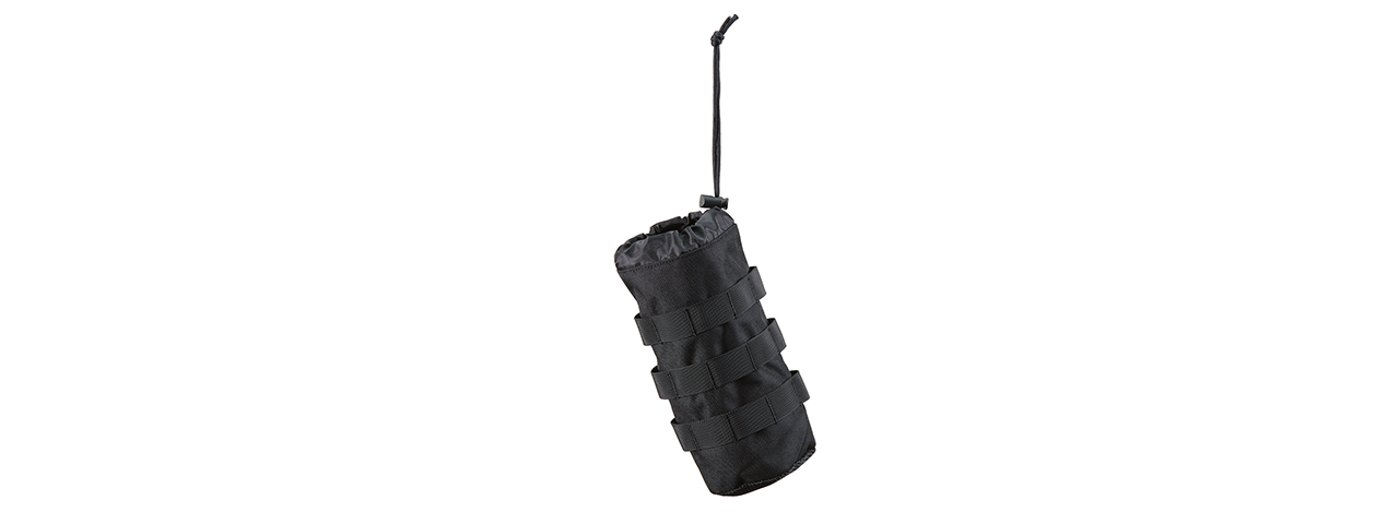 Lancer Tactical Molle Water Bottle Pouch - Black - Click Image to Close