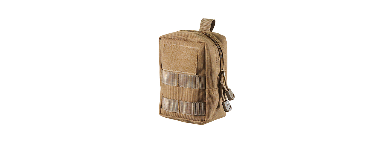 Lancer Tactical Molle Utility Pouch - Khaki - Click Image to Close