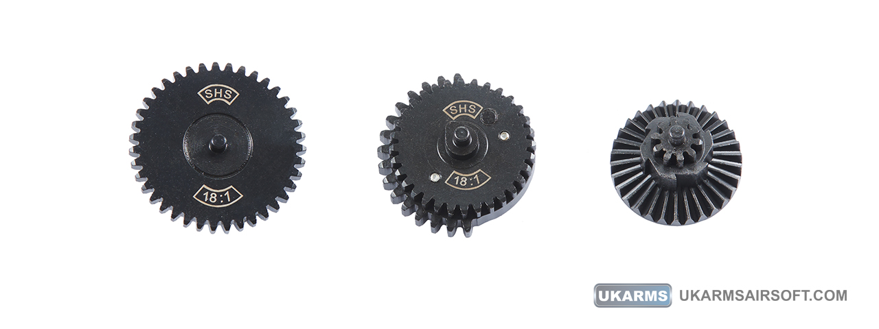 SHS 18:1 Steel Gear Set for Airsoft AEGs - Click Image to Close