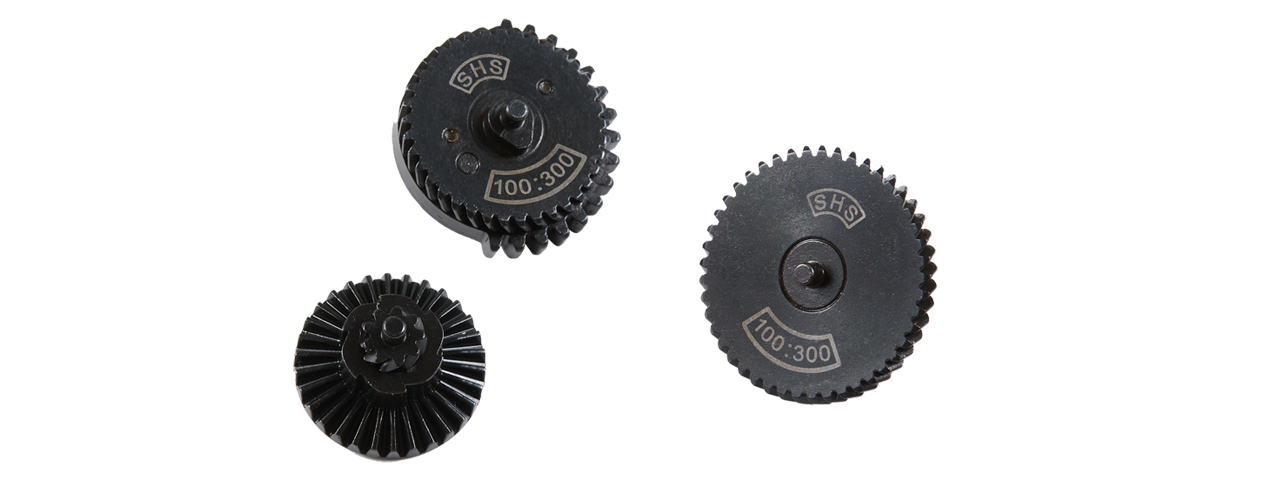 SHS 100:300 Steel Gear Set for Airsoft AEGs - Click Image to Close