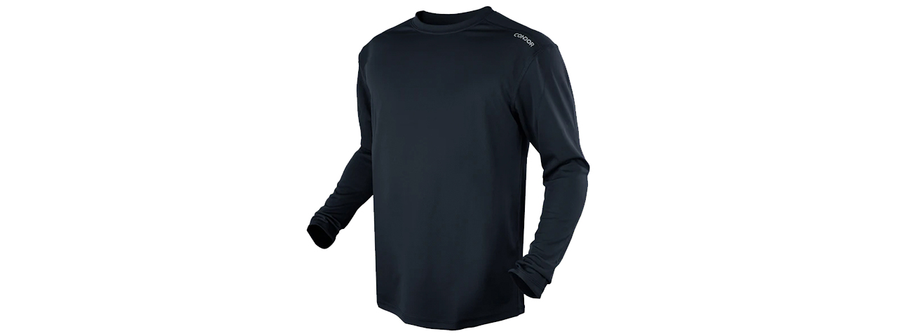 Condor Outdoor Maxfort Long Sleeve Training Top (SM)(NAVY) - Click Image to Close