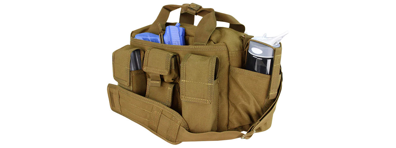 Condor Outdoor Tactical Response Bag w/ Universal Holster (Coyote Brown) - Click Image to Close