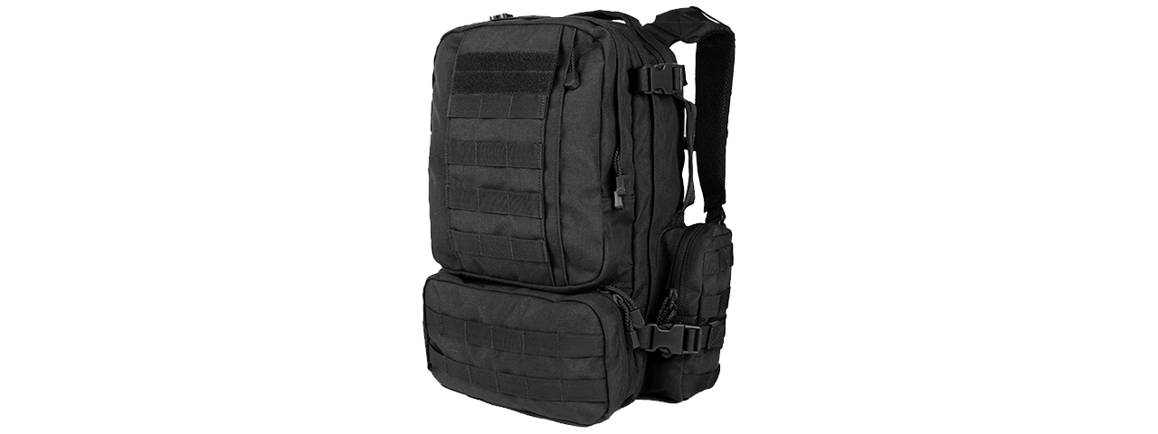 Condor Outdoor Convoy Backpack (Black) - Click Image to Close