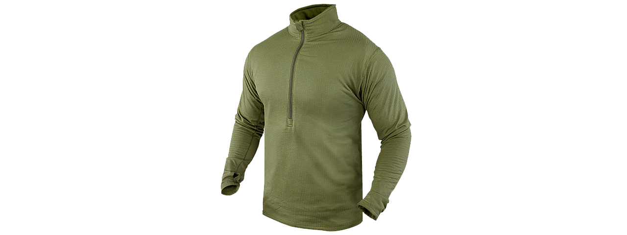 Condor Outdoor Base II Zip Pullover (MED)(OD) - Click Image to Close