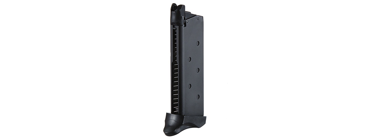 Double Bell AM45 Gas Blowback 18rd Green Gas Magazine - Black - Click Image to Close