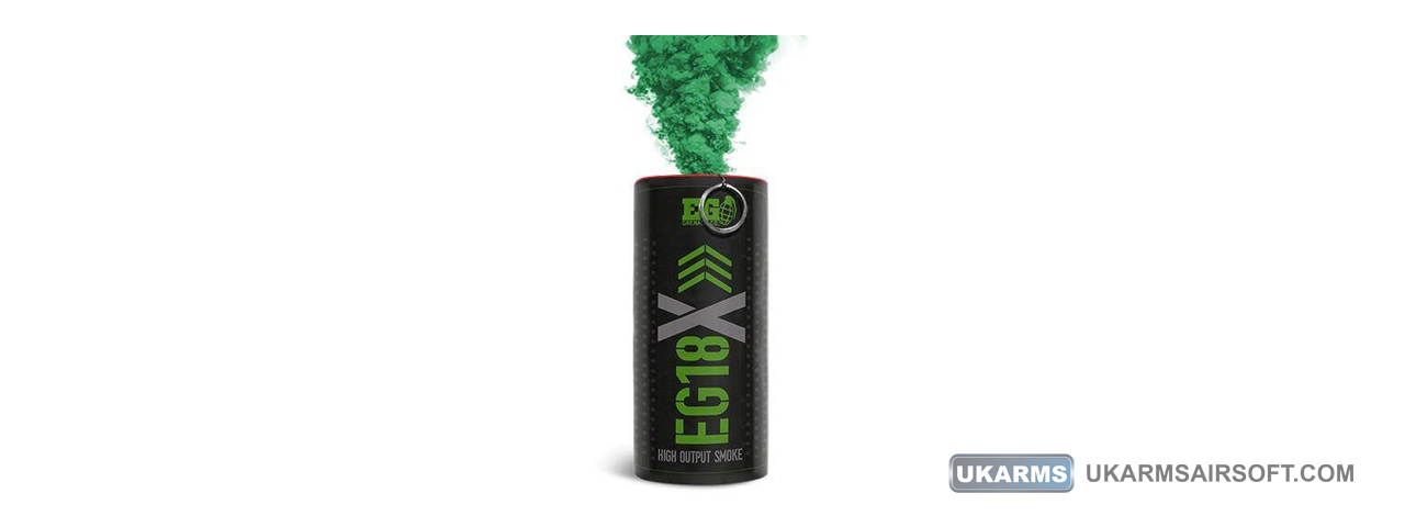 Enola Gaye EG18X Extreme Output Airsoft Wire Pull Large Smoke Grenade (Color: Green) - Click Image to Close