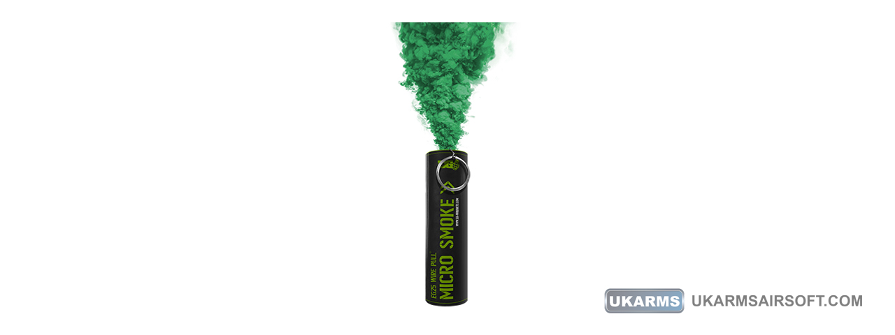 Enola Gaye EG25 Wire Pull Micro Smoke Grenade (Color: Green) - Click Image to Close