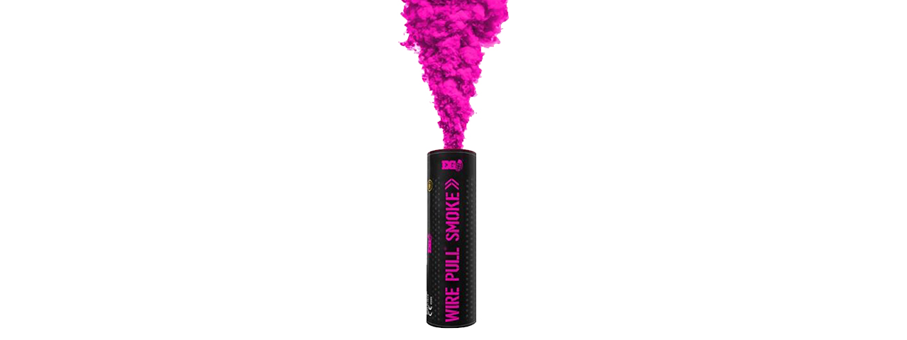 Enola Gaye WP40 High Output Airsoft Wire Pull Smoke Grenade (Color: Pink) - Click Image to Close