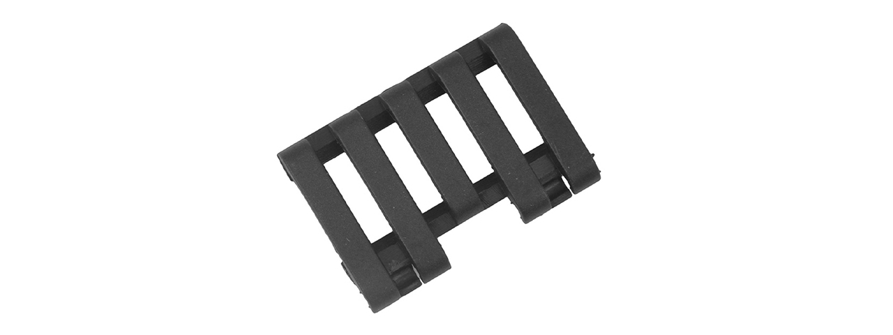 ELEMENT RAIL COVER WITH WIRE LOOM 5-SLOT - BLACK - Click Image to Close