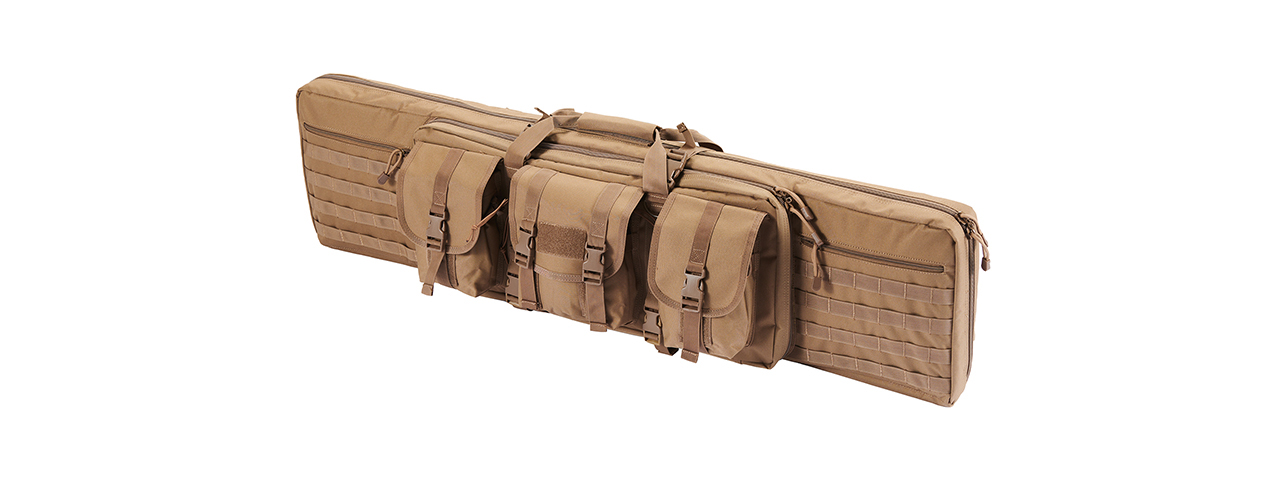 Guawin 46" Double Gun Bag (Khaki) - Click Image to Close