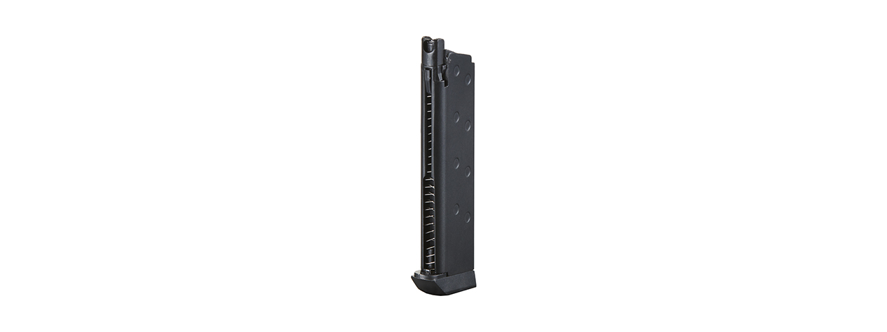 Well Fire 16 Round 1911 Green Gas Magazine (Color: Black) - Click Image to Close